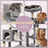 Multi-Level Cat Tree - Engineered Wood - Light Gray - Includes 4 Scratching Posts and Hammock