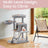 Cat Tree Tower - Engineered Wood - Light Grey - Includes Sisal Scratching Posts