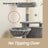 Cat Tree - Engineered Wood - Light Gray - Multilevel Design with Scratching Post