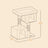 Cat Tree - Wood - Light Grey - Large Perch with Two Cat Caves and Scratching Post