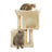Cat Tree, Cat Tower - Particleboard and Plush - Beige