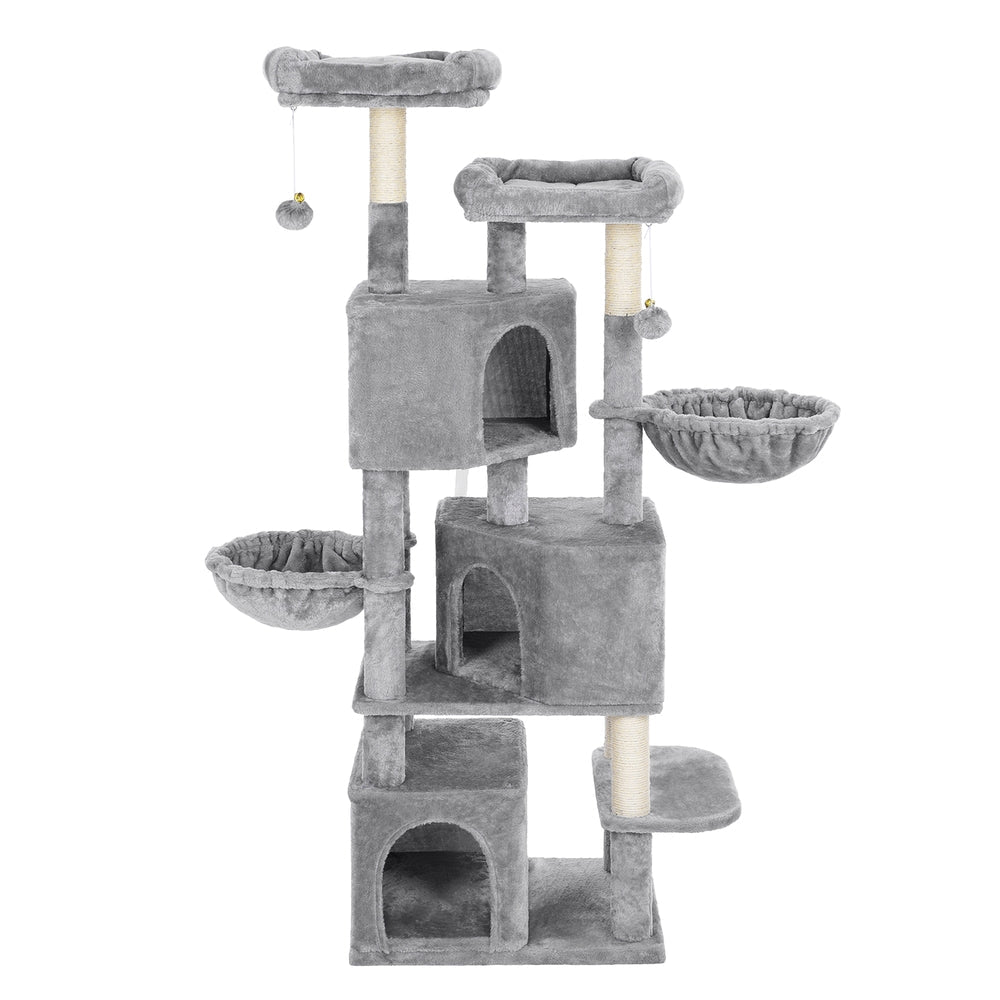 Cat Tower - 164cm - MDF - 3 Spacious Caves