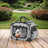 Collapsible Dog Crate - Soft Fabric - Grey - Portable with Breathable Mesh and Storage Pockets