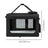 Collapsible Dog Crate - Metal Frame and PVC Coating - Black