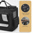 Collapsible Dog Crate - Metal Frame and PVC Coating - Black