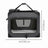 Collapsible Dog Crate - Metal Frame and PVC Coating - Grey