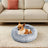 Fluffy Calming Donut Dog Bed - 30L - Plush - Removable