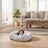 Fluffy Calming Donut Dog Bed - 30L - Plush - Removable