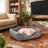 Dog Bed - Linen-Look - Light Grey - Easy to Clean with Raised Edges