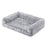 Large Pet Sofa Bed - 49L - Orthopedic Egg Crate Foam - PV Plush