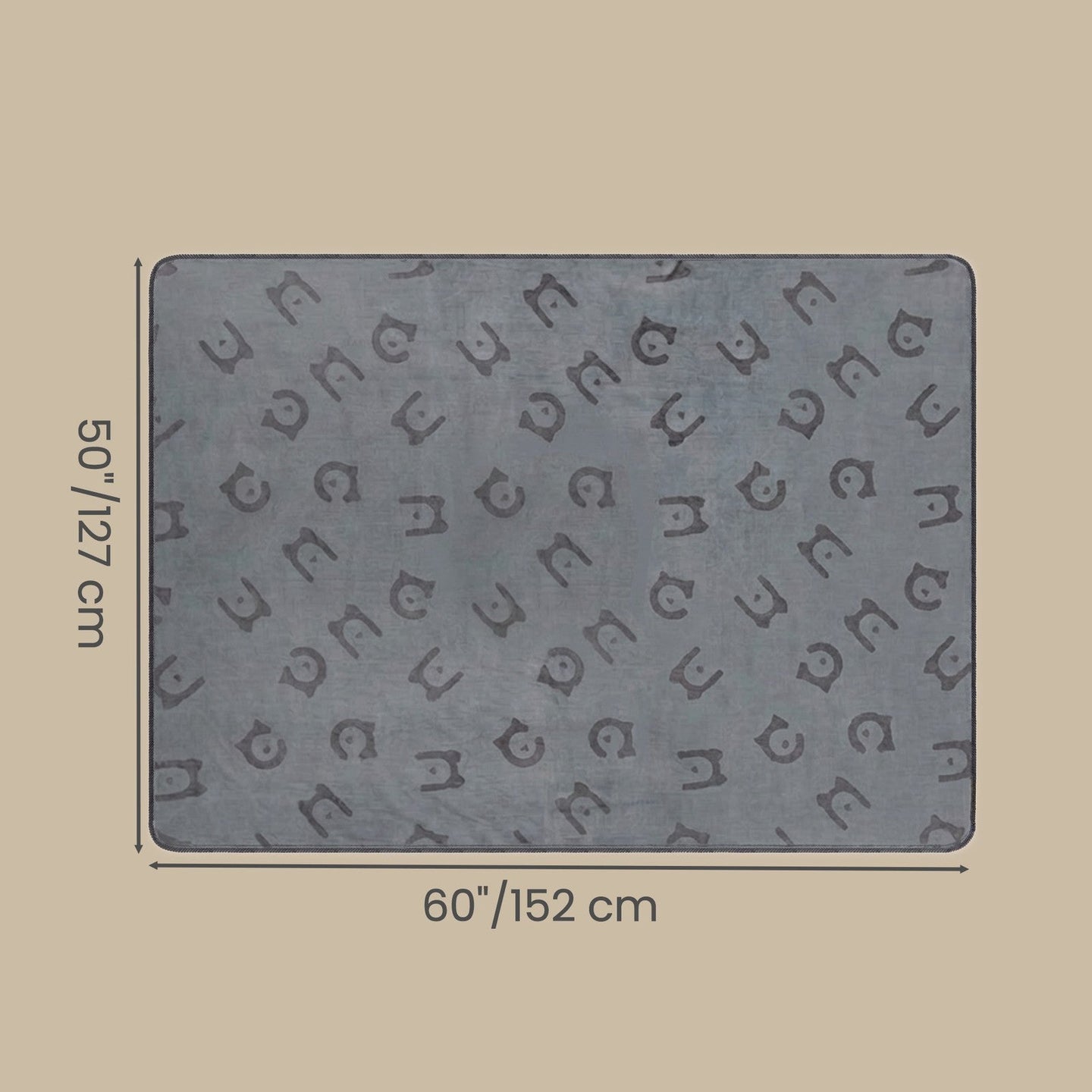 Fleece Dog Throws - 50L - Flannel