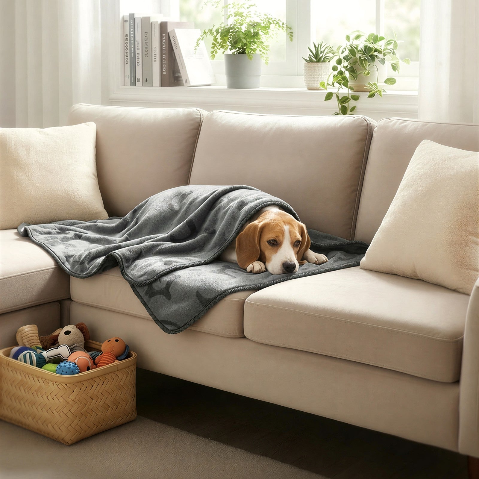 Fleece Dog Throws - 50L - Flannel