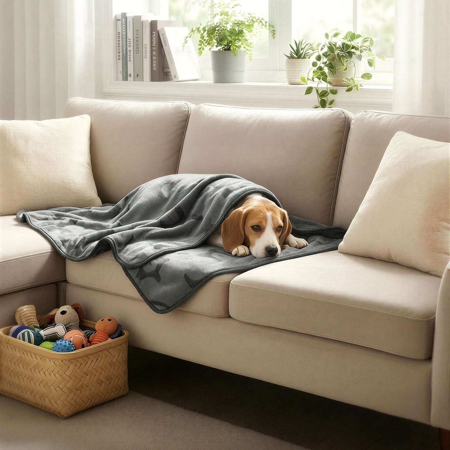 Fleece Dog Throws - 50L - Flannel
