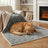 Waterproof Dog Blanket - Sherpa Fabric and TPU Film - Grey