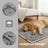 Waterproof Dog Blanket - Sherpa Fabric and TPU Film - Grey