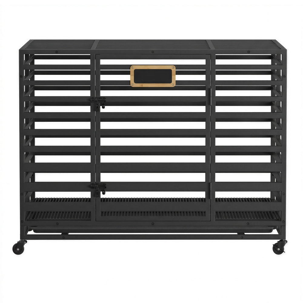 Heavy-Duty Dog Crate - Steel - XL