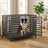 Heavy-Duty Dog Crate - Steel - XL