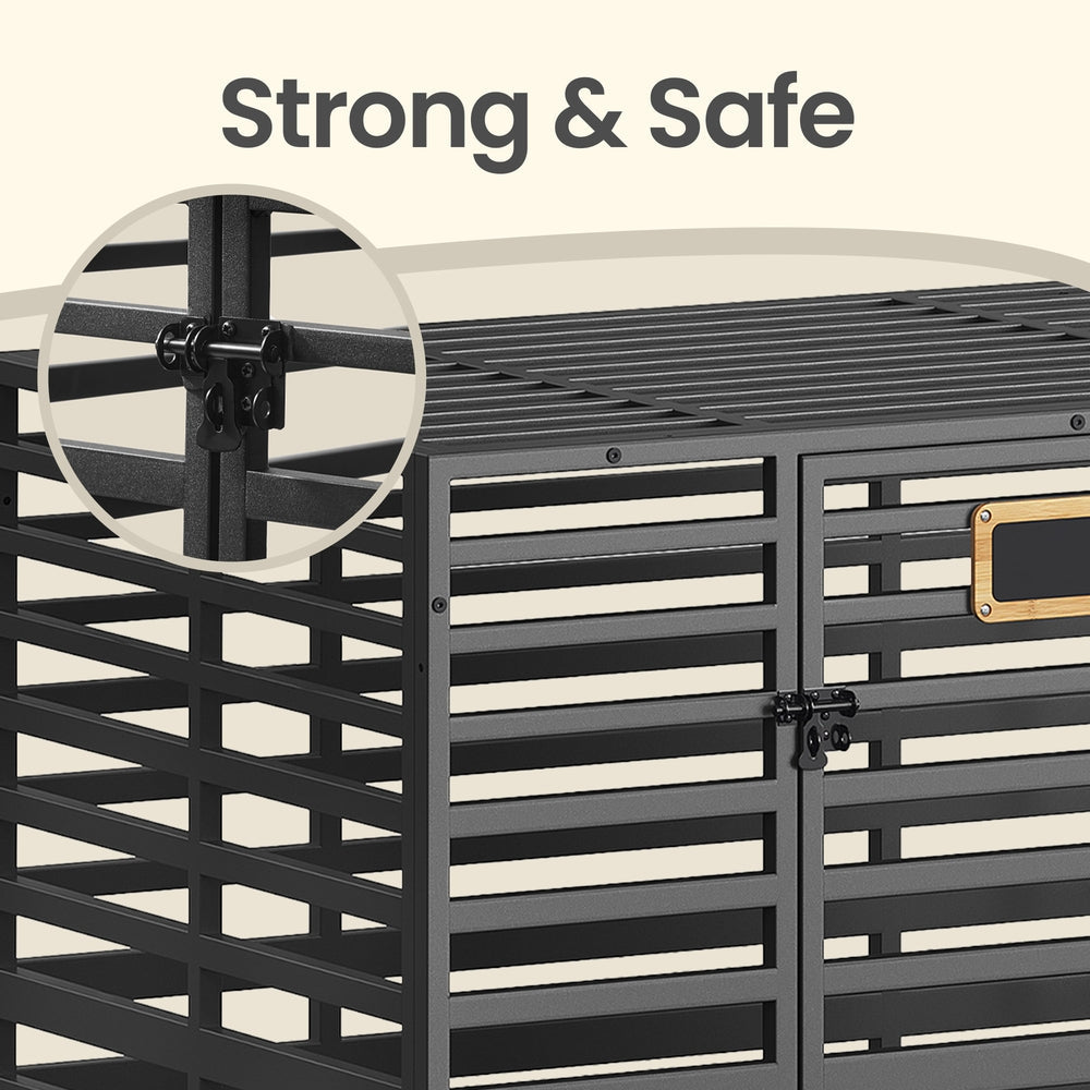 Heavy-Duty Dog Crate - Steel - XL