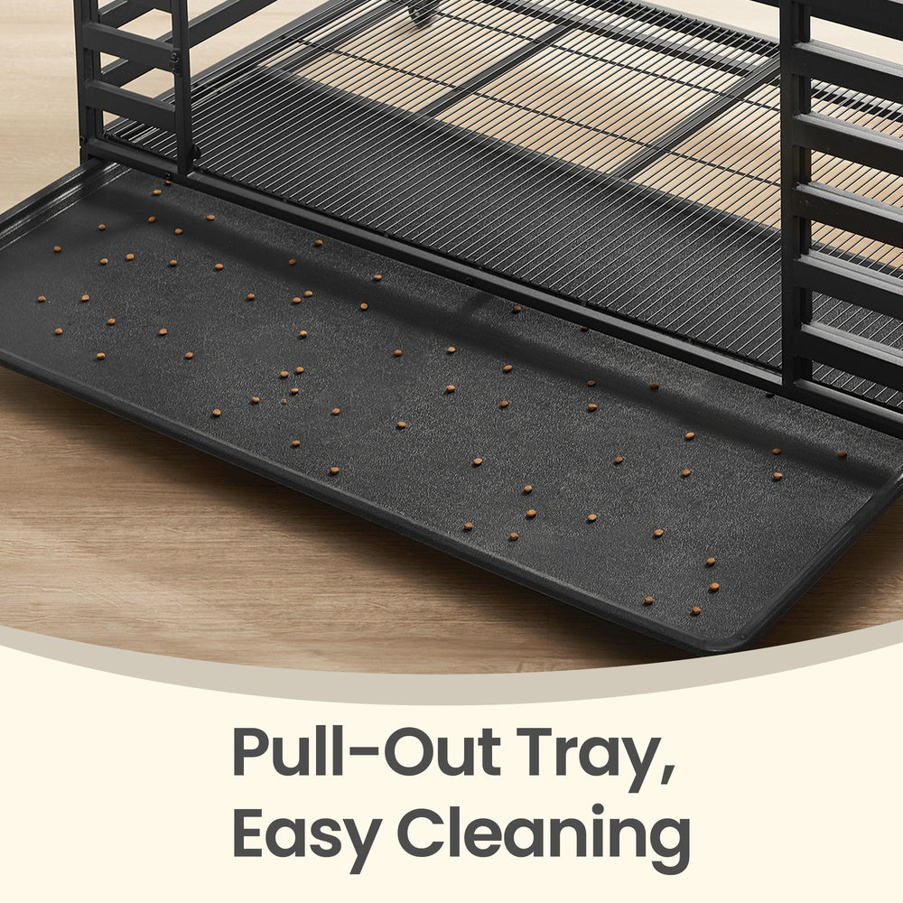 Heavy-Duty Dog Crate - Steel - XL