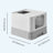 Enclosed Cat Litter Box - PP and PC - Light Grey - with Lid