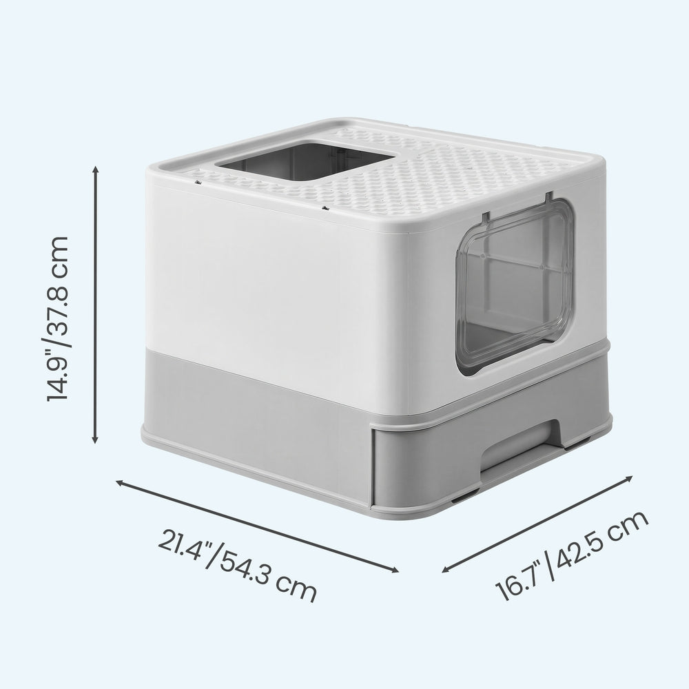 Enclosed Cat Litter Box - PP and PC - with Lid