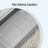 Enclosed Cat Litter Box - PP and PC - Light Grey - with Lid