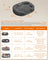 Dog Bed Large Orthopaedic Dog Sofa Bed - Flannel and Velvet - Slate Grey