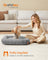 Dog Bed Medium Dog Sofa Bed Soft Padding - Ribbed Faux Rabbit Fur and PP Filling - Dove Grey