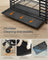 Heavy-Duty Dog Crate Cage for Large Dogs - Steel - Ink Black