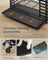 Heavy-Duty Dog Crate Cage for Large Dogs - Steel - Ink Black