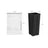 Drawstring Bin Liners - 30L Capacity - Durable Plastic - White - 90 Pieces in 2 Rolls