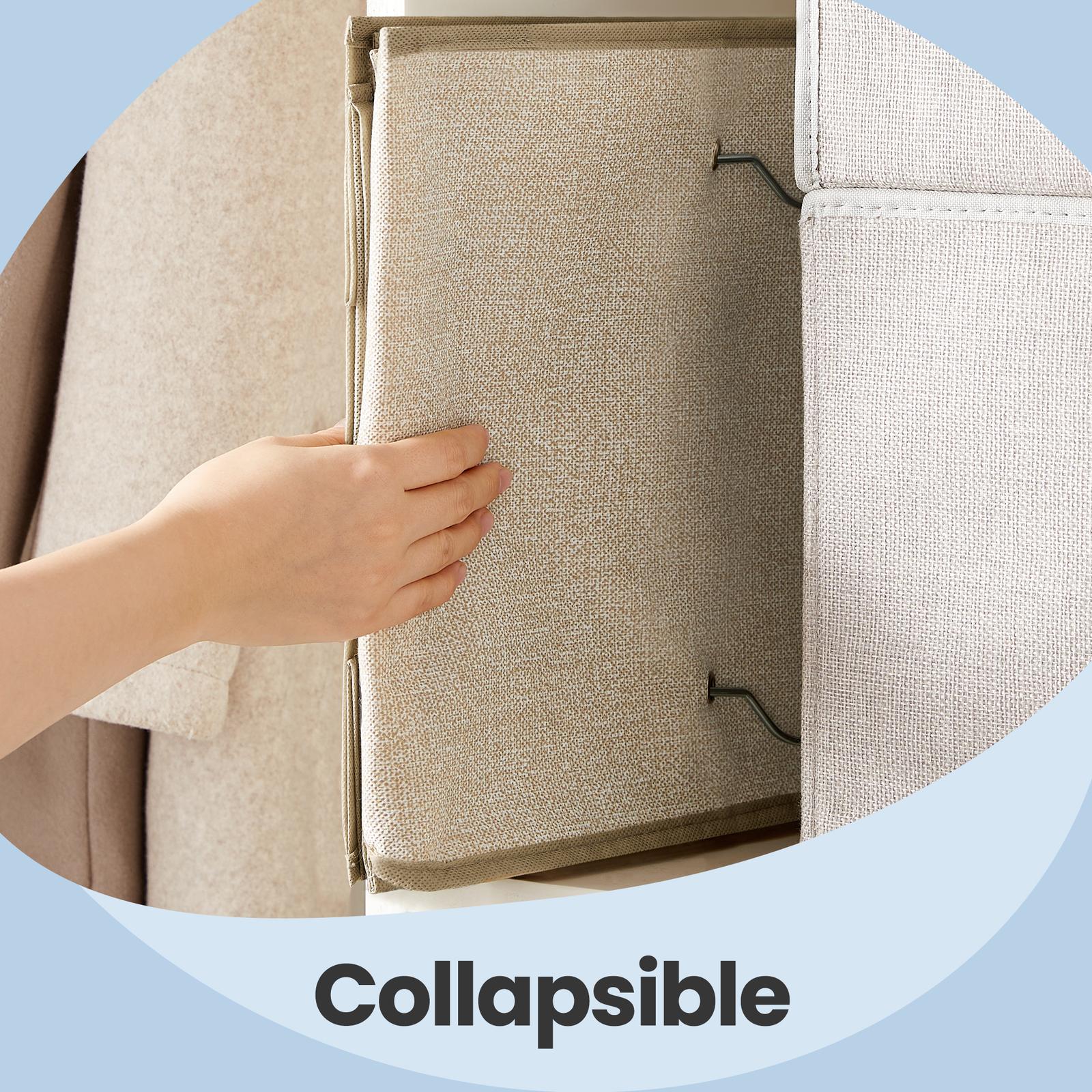 Hanging Storage Organisers - 30L - Non-Woven Fabric - 6 Shelves