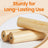 Wooden Hall Tree - Solid Wood - Beige - with 8 Hooks