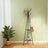 Freestanding Coat Rack - Wood - Greige and Black
