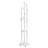 Entryway Hall Tree - 15.7"Dia. - Rubberwood - 11 Hooks
