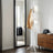 Standing Coat Rack - Solid Wood - White - Tree-Shaped with 8 Hooks and Adjustable Height Options
