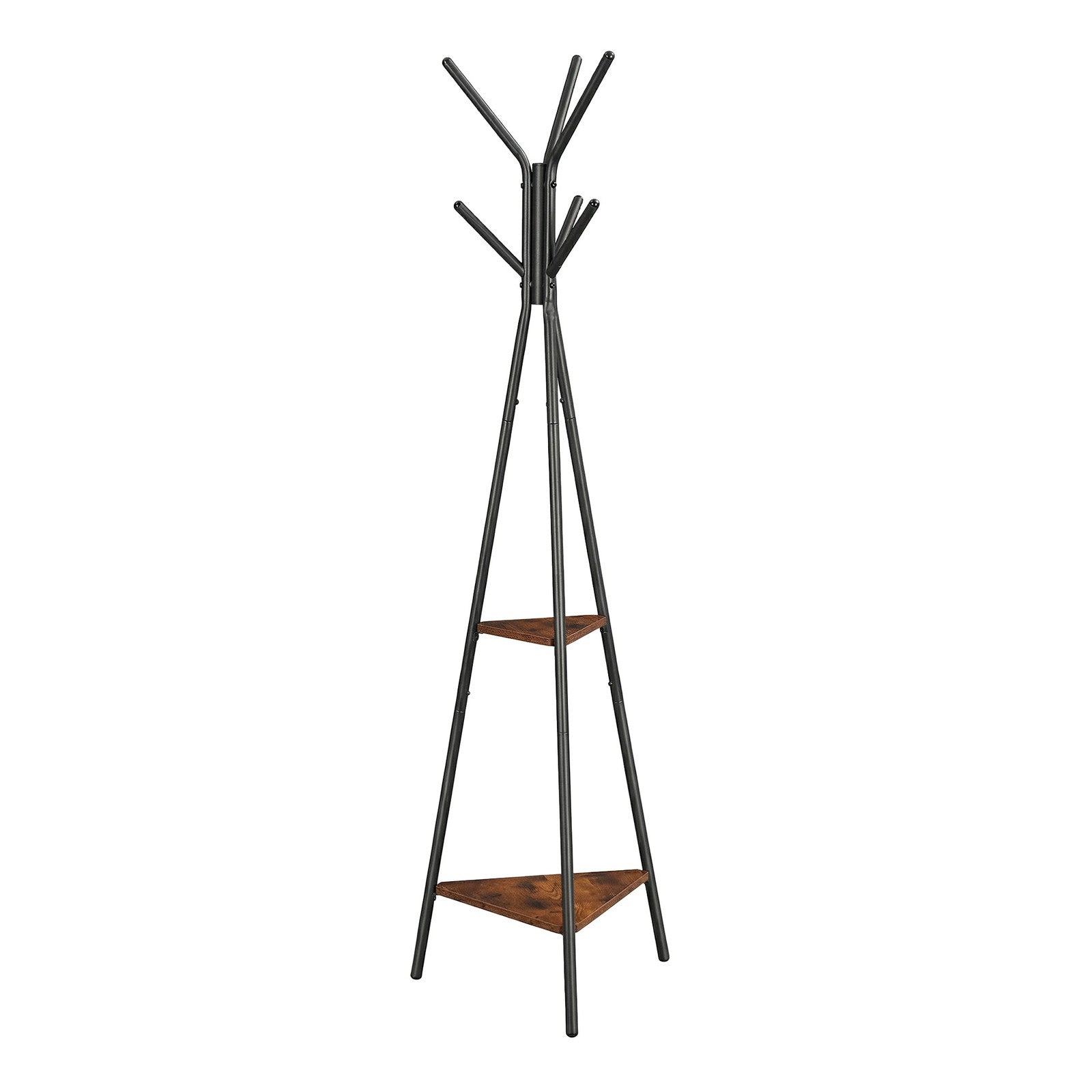 Industrial Coat Rack - 70.5" - Metal - 6 Hooks