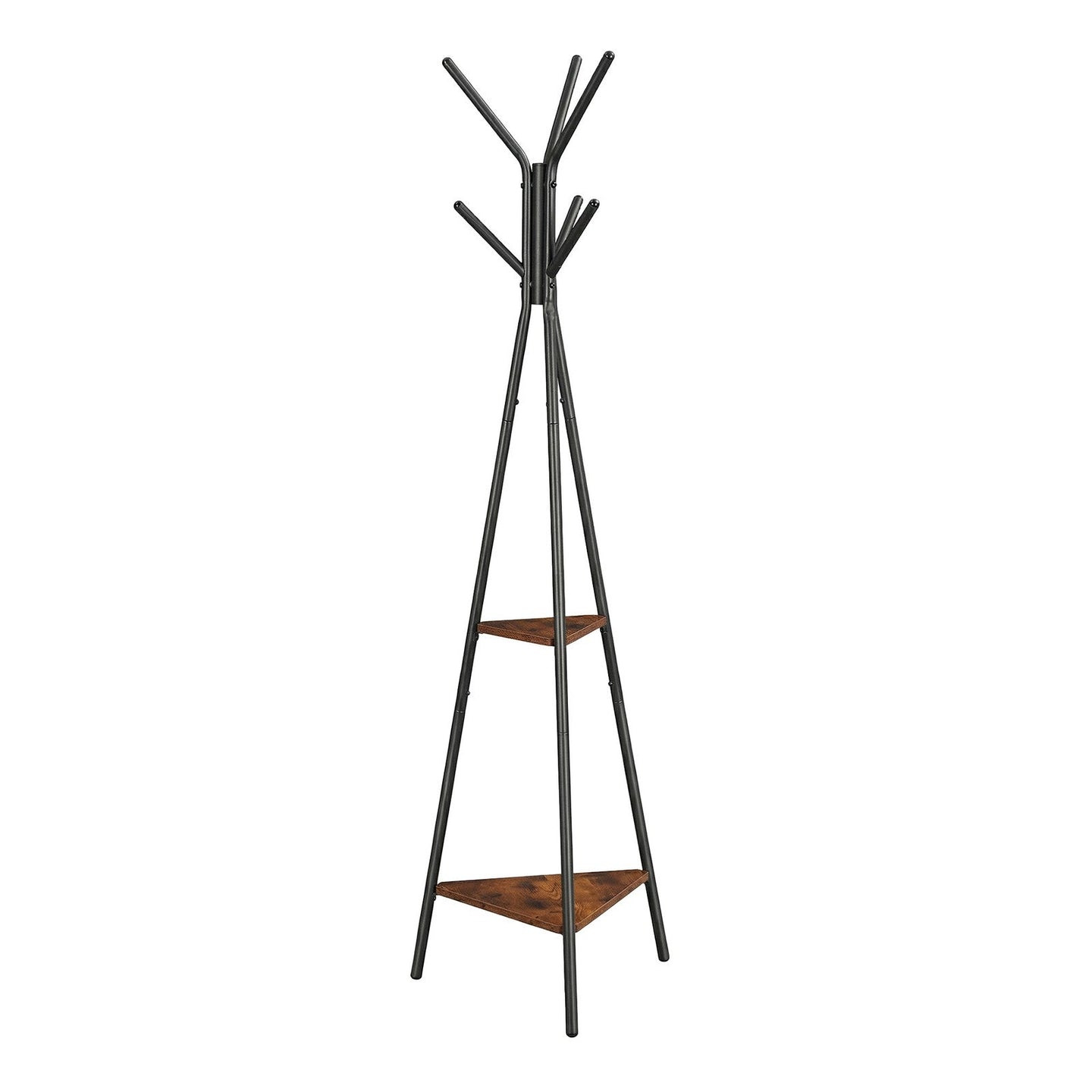 Industrial Coat Rack - 70.5" - Metal - 6 Hooks