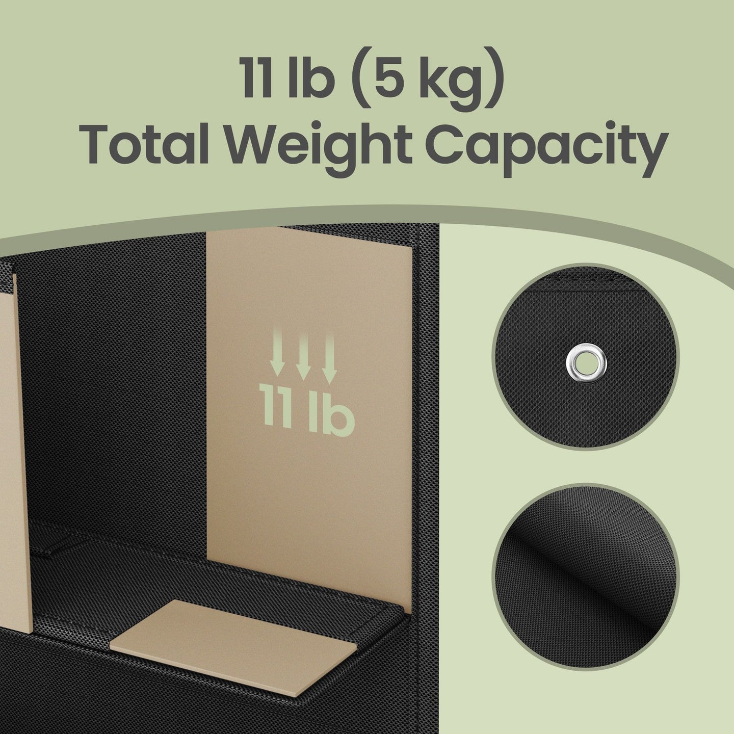 Hanging Door Organiser - 4 Pockets - Non-Woven Fabric - Easy Access Storage