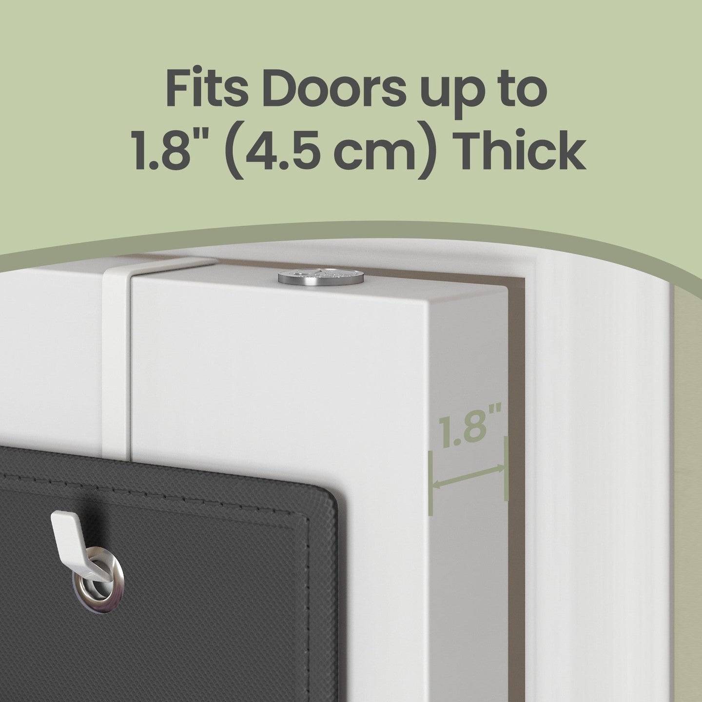 Hanging Door Organiser - 4 Pockets - Non-Woven Fabric - Easy Access Storage