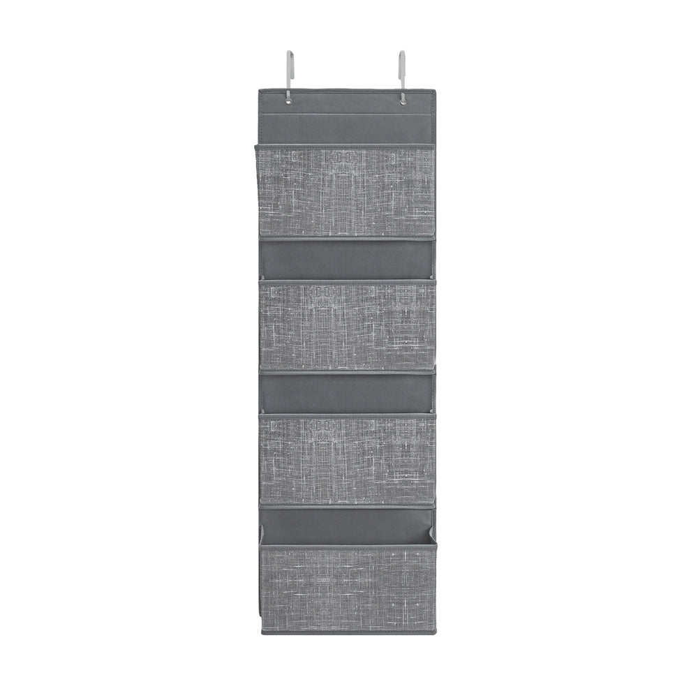 Hanging Door Organiser - 4 Pockets - Non-Woven Fabric - Reinforced Panels