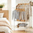 Clothes Rack - 70 kg - Metal - 2 Hanging Rails