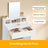 Vanity Table - Wood - Cloud White