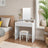 Dressing Table - Wood - Cloud White