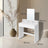 Dressing Table - Wood - Cloud White