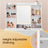 Makeup Desk - MDF - Cloud White - Drawers