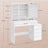 Makeup Desk - MDF - Cloud White - Drawers