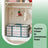 Christmas Ornament Storage Box - Plastic - Semi-transparent