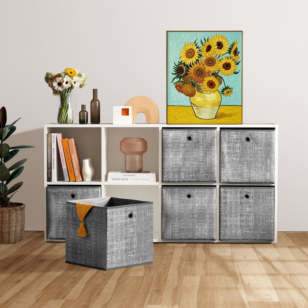Foldable Storage Boxes - Thick Cardboard and Non - Heathered