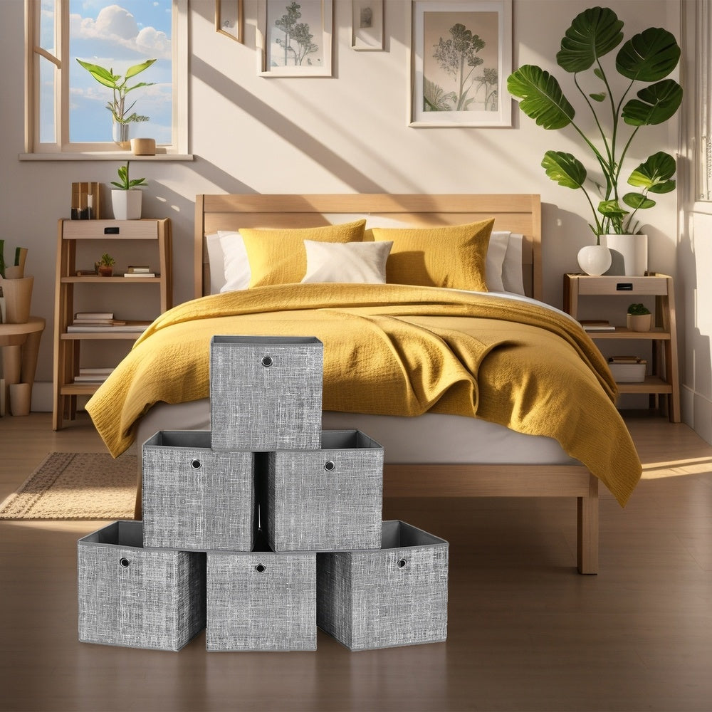 Foldable Storage Boxes - Thick Cardboard and Non - Heathered